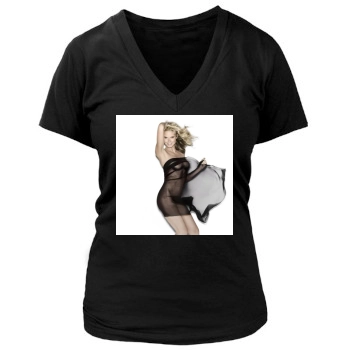 Heidi Klum Women's Deep V-Neck TShirt