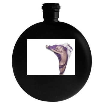 Heidi Klum Round Flask