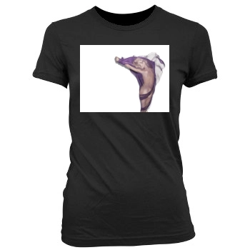 Heidi Klum Women's Junior Cut Crewneck T-Shirt