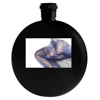 Heidi Klum Round Flask