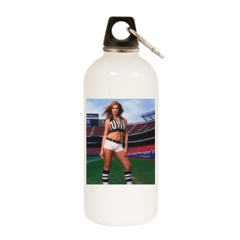 Heidi Klum White Water Bottle With Carabiner