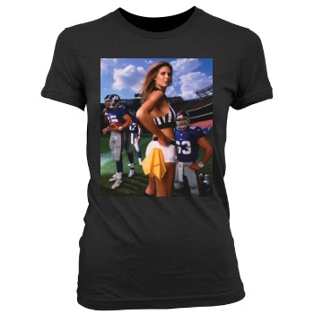 Heidi Klum Women's Junior Cut Crewneck T-Shirt