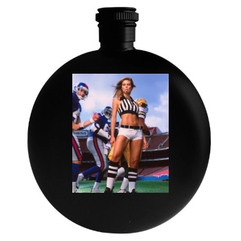 Heidi Klum Round Flask