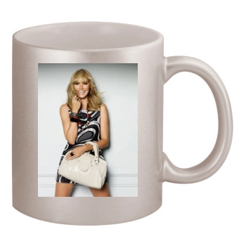 Heidi Klum 11oz Metallic Silver Mug