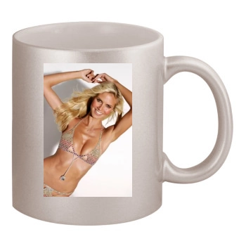 Heidi Klum 11oz Metallic Silver Mug