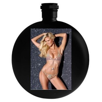 Heidi Klum Round Flask