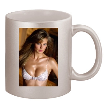 Heidi Klum 11oz Metallic Silver Mug