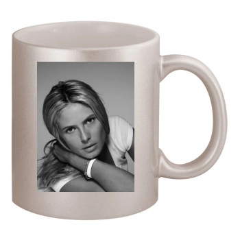 Heidi Klum 11oz Metallic Silver Mug