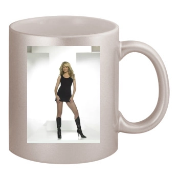 Heidi Klum 11oz Metallic Silver Mug