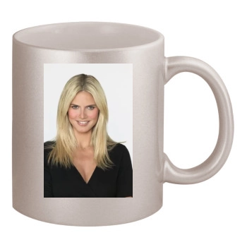 Heidi Klum 11oz Metallic Silver Mug