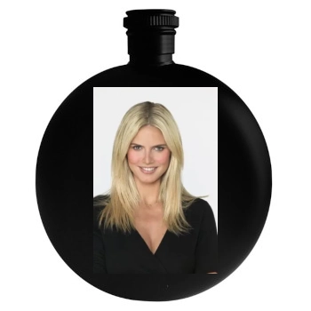 Heidi Klum Round Flask