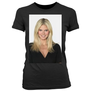 Heidi Klum Women's Junior Cut Crewneck T-Shirt