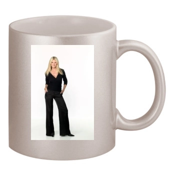 Heidi Klum 11oz Metallic Silver Mug