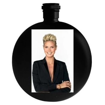 Heidi Klum Round Flask