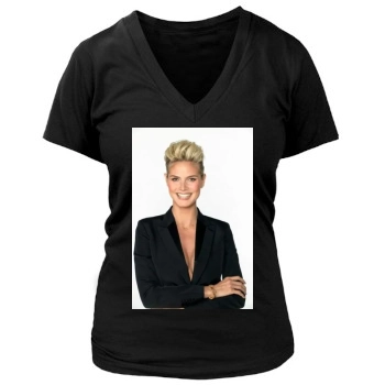 Heidi Klum Women's Deep V-Neck TShirt