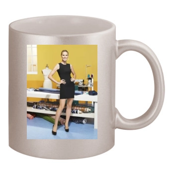 Heidi Klum 11oz Metallic Silver Mug