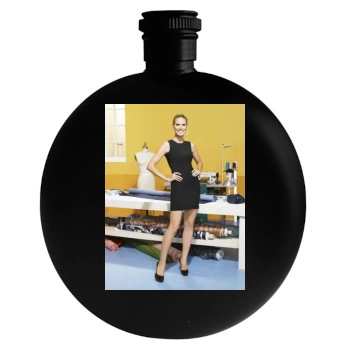 Heidi Klum Round Flask