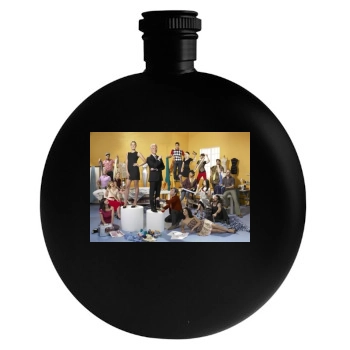 Heidi Klum Round Flask