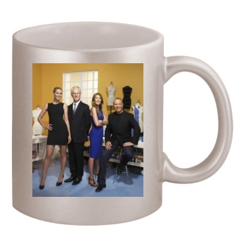 Heidi Klum 11oz Metallic Silver Mug