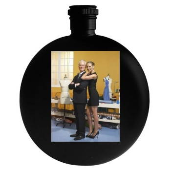 Heidi Klum Round Flask