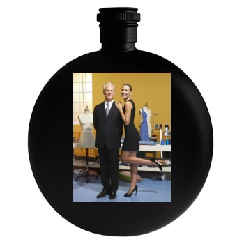 Heidi Klum Round Flask