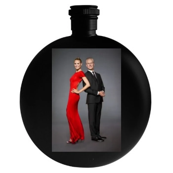 Heidi Klum Round Flask