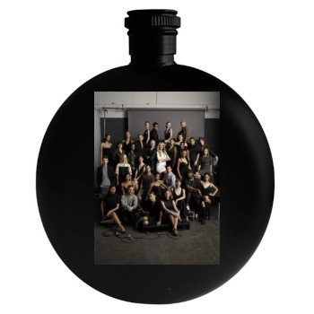 Heidi Klum Round Flask