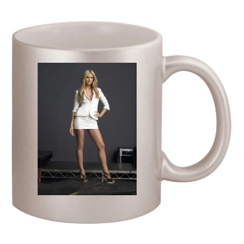 Heidi Klum 11oz Metallic Silver Mug