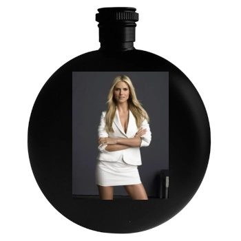 Heidi Klum Round Flask