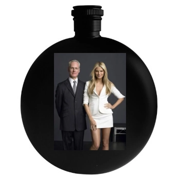 Heidi Klum Round Flask