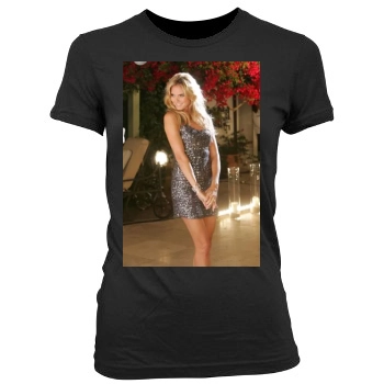 Heidi Klum Women's Junior Cut Crewneck T-Shirt