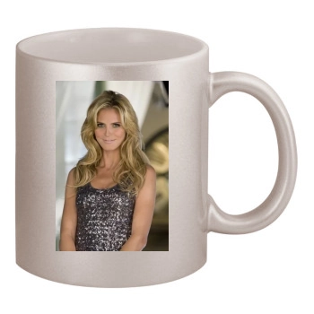 Heidi Klum 11oz Metallic Silver Mug