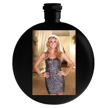 Heidi Klum Round Flask