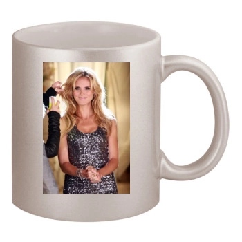 Heidi Klum 11oz Metallic Silver Mug