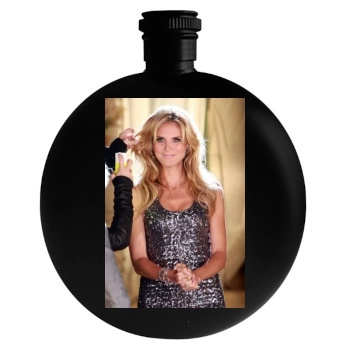 Heidi Klum Round Flask