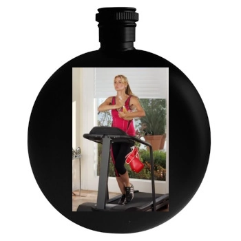 Heidi Klum Round Flask