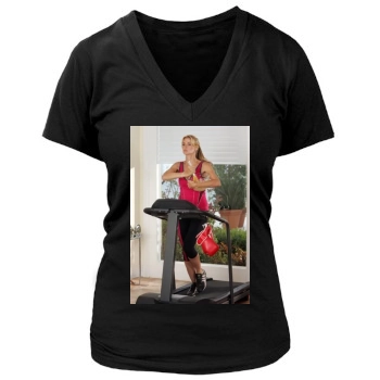 Heidi Klum Women's Deep V-Neck TShirt