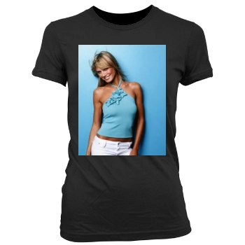 Heidi Klum Women's Junior Cut Crewneck T-Shirt