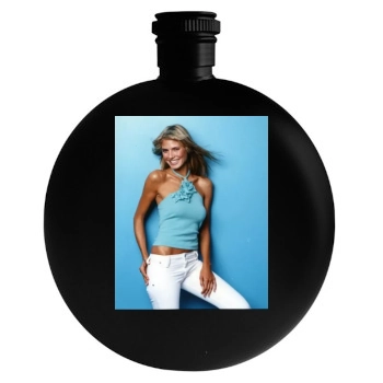 Heidi Klum Round Flask