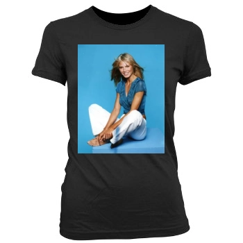 Heidi Klum Women's Junior Cut Crewneck T-Shirt