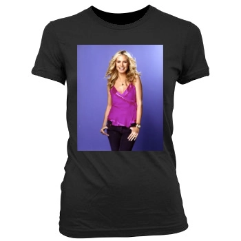 Heidi Klum Women's Junior Cut Crewneck T-Shirt