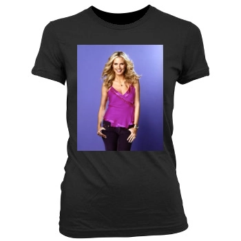 Heidi Klum Women's Junior Cut Crewneck T-Shirt