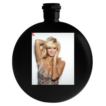 Heidi Klum Round Flask