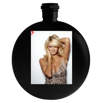 Heidi Klum Round Flask