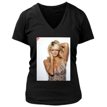 Heidi Klum Women's Deep V-Neck TShirt