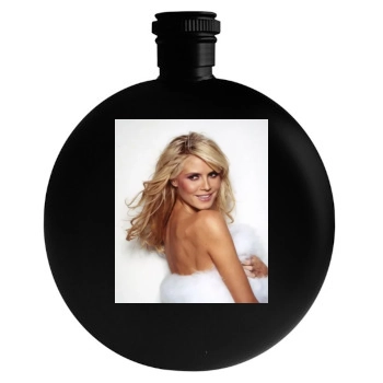 Heidi Klum Round Flask