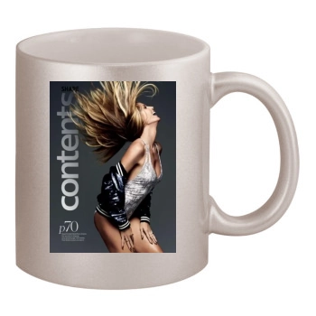 Heidi Klum 11oz Metallic Silver Mug