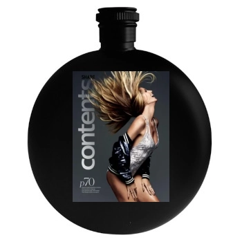 Heidi Klum Round Flask