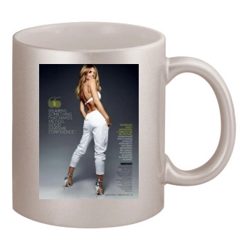 Heidi Klum 11oz Metallic Silver Mug