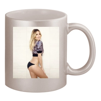 Heidi Klum 11oz Metallic Silver Mug